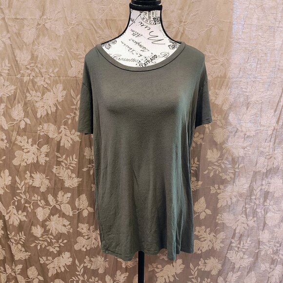 Ritual U.S.A Flowy Green T-Shirt, Size M, Used - Picture 1 of 3